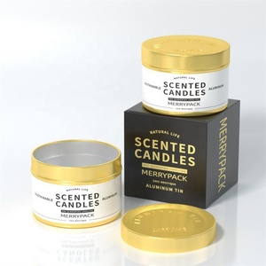 Envase de Aluminio para Velas de 50 ml, Latas Doradas para Velas, Embalaje para Velas - Product Image 5