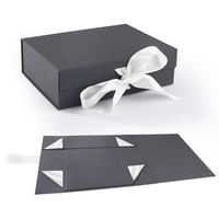 Boîtes cadeaux en papier blanc de 8x4 pouces avec couvercles pour A5 A4 A3 boîte en carton hologramme impression Laser emballage fermeture magnétique pliable