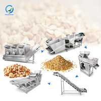 Machine industrielle électrique OCEAN pour la découpe, la torréfaction, la tranchage et le broyage des noix de macadamia, amandes, noix de cajou et arachides