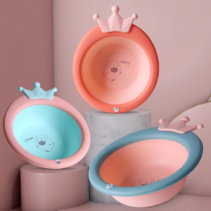 Bassin de lavage pliable portable pour bébé, 32 cm, en plastique, multifonction, pour nouveau-nés et nourrissons - Product Image 1