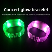 Gelang Pijar Bulat dengan Kontrol Jarak Jauh Model B28 untuk Konser & Acara Tahunan - Gelang Berkedip dengan Kontrol Suara Grosir