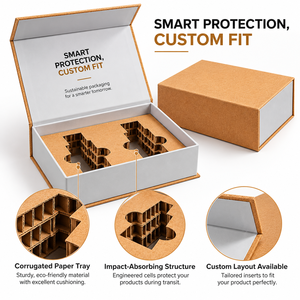 Custom Luxury Rigid <b>Magnetic</b> Closure Gift Box Customized Die Cut Paper Insert <b>Book</b> Style Flip Packaging Box With Custom Printing - Product Image 2