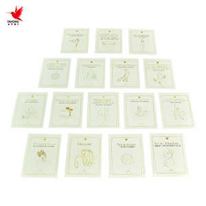 Logo personalizzato ogni giorno di ispirazione divertente positiva auto affermazione giocando carte da imballaggio scatola di carta gioco - Product Image 6