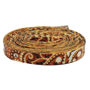 Weiou <strong>Shoelaces</strong> Smile Printed <strong>Brown</strong> <strong>Shoelaces</strong> Fashion Style Laces for Sneakers Heat Printed Customized - Product Image 1