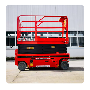 Portable Scissor Lift Desconto Preço Elétrico 4-16m Plataforma Aérea de Trabalho Elevador Móvel Scissor Lift para Armazém Com CE - Product Image 3