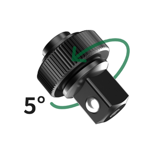 1/2 "3/8" 1/4 "3 pièces. Mini jeu de clés à douille à cliquet 72 dents coloré caoutchouté doigt clé à cliquet rapide - Product Image 3