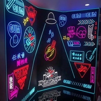 Lettres LED Flex NEON multicolores, signalisation couleur RGB NEON SIGN