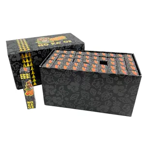 Custom Print Holographic Gummy Candy Display Tear Away Folding Packaging Empty 3.5g Mushroom Chocolate Bar Display Box