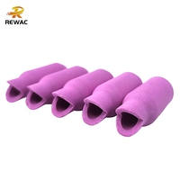Embouts de buse en céramique TIG 10N avec ouvertures concaves, convexes et angulaires pour les pièces et accessoires de torche de soudage WP17 WP18 WP23 WP26
