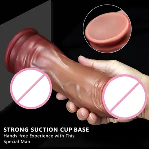 High Quality Liquid Silicone Big Dildo Artificial Penis Rubber Penis X-large Dildo Sex Toys For Women