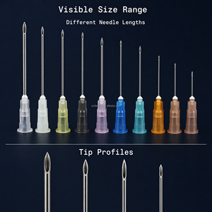 CE ISO Stainless Steel &amp; Plastic Steel Disposable Multi-Color Syringe <strong>Needles</strong> 16g 18g 20g 21g 22g 23g 24g 25g <strong>26g</strong> 27g - Product Image 3