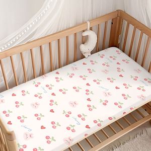 Drap de lit pour bébé en jersey de coton super doux, drap de lit pour berceau mignon et neutre, drap de lit ajusté pour berceau standard et matelas pour tout-petits - Product Image 2