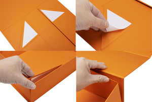 Biểu Tượng Tùy Chỉnh Có Thể Gập Lại Hộp Quà Tặng Với Nam Châm Sang Trọng Từ Gấp Lưu Trữ Giấy Giày Quần Áo Bao Bì Hộp - Product Image 6