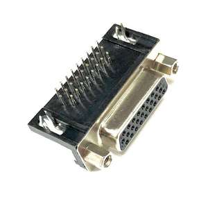Connecteur D-SUB 26 broches femelle à angle droit HDB26, type R/A avec 4-40 #   Connecteur Nut DB26 pour PCB - Product Image 2