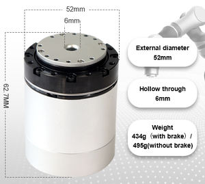 मिनी 52 मिमी व्यास कॉम्पैक्ट हार्मोनिक ड्राइव मोटर ब्डीसी मोटर्स एक्टोरेटर मॉड्यूल लोकप्रिय - Product Image 6