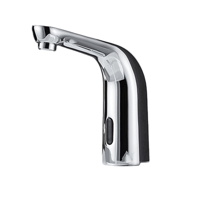2024 Factory Touchless Hand-Free Smart Induction Sink Water Tap Deck Mounted Brass Zinc Shell Sensor Faucet Water Tap for Hotel