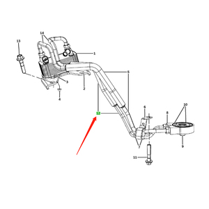 4892381AB ท่อส่งน้ำมันคุณภาพสูงใหม่สำหรับ Journey Avenger/200/Flavia สำหรับ Sebring 2007-2010 รับประกัน 6 เดือน - Product Image 5