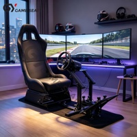 Simulateur de course pliable pour voiture GY013 avec logo et emballage personnalisés, compatible avec toutes les marques de volants