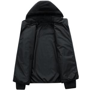 Veste d'hiver Hommes Manteaux en polaire <span class=keywords><strong>Patchwork</strong></span> Poches Fleece Warm Zip up Hooded Jacket Factory Customized Sherpa Fleece Jacket - Product Image 5