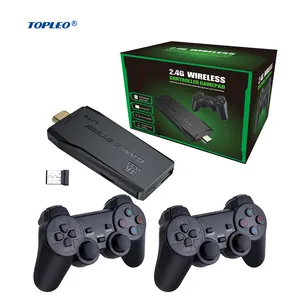 Topleo FC electronic boxing game machine Linux 4k game stick android tv box game console