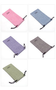 אופנה חדשה צבעונית התאמה אישית בד רך עמיד בעבודת יד רכה ניידת משקפי שמש - Product Image 6