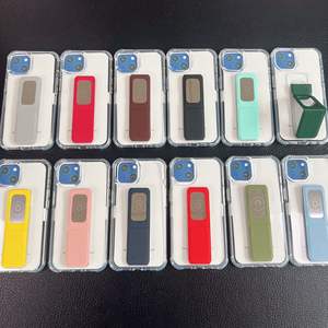 Béquille magnétique en cuir pour iPhone 16, 15, 14, <span class=keywords><strong>13</strong></span>, 12, 11 - Product Image 2