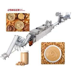 500Kg Electric Food Grade Sesame Paste Sauce Grinder Peanut Butter Making Machine Production Line