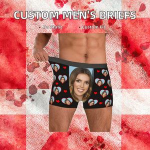 Wholesale ODM High Quality Anti-Static Sublimation Blank Custom Men Underwear Logo Personalized <strong>Photo</strong> Funny Design Briefs <strong>Boxer</strong> - Product Image 2