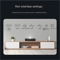 Projecteur intelligent Android 300X avec résolution 4K Ultra courte focale et design mini 3500 lumens pour home cinéma