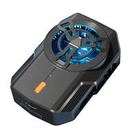 Radiator ponsel, kipas pendingin ponsel, Heatsink dengan Power Bank 2400mah untuk bermain game menonton video