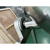 Mélangeur industriel compact en V pour levure, sel et talc à bas prix