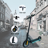 Trottinette électrique puissante 500W à deux roues pour adulte, batterie amovible rapide, capteur intelligent, pliable pour les trajets quotidiens en ville et l'extérieur