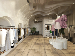 Modern Bespoke Men Apparel Store Interior Design Service Boutique Clothing Shopfitting and Wooden Garment Fixture <b>Unit</b> - Product Image 6