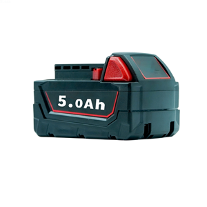 <span class=keywords><strong>Batterie</strong></span> de remplacement 5.0Ah 18V pour outils électriques sans fil, <span class=keywords><strong>batterie</strong></span> lithium-ion fiable pour les tâches quotidiennes des artisans - Product Image 1