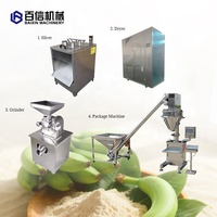Kwaliteitsborging RVS Plantain Groente Fruit Poeder Verwerkingsmachine Automatisch Hoge Efficiëntie 200kg/u CE