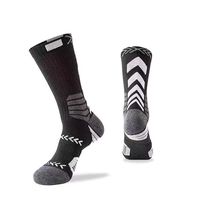 Logo personnalisé Chaussettes de course Serviette Bas Elite Basketball Chaussettes Couleur Contraste Antidérapant Absorption de Sueur Sports Basketball Chaussettes