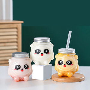 Bottiglia in PET da 350ml 500ml a Forma di Animale Insolita per Succhi Bevande Tè al Latte - Product Image 5