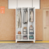 Casiers commerciaux en acier Armoire-Casier de rangement pour salle de sport/école/armoire avec compartiment à colis