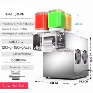 Offre Spéciale : Machine à glace pilée et à neige à quatre barils, pour glace pilée coréenne (Bingso) et flocons de neige coréens (Bingso Sno) - Product Image 4