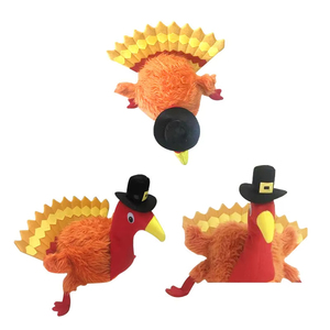 Adult Plush Funny Thanksgiving <strong>Turkey</strong> <strong>Hats</strong> Silly <strong>Turkey</strong> Cap for Party Dress-up Carnival Christmas Cosplay Costume Accessories - Product Image 5
