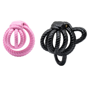 Nueva jaula de castidad impresa en 3D para hombres, jaula ligera y transpirable para pene, cuerda Sissy, arte moldeador, restricción Genital masculina, juguete sexual Gay SM - Product Image 6