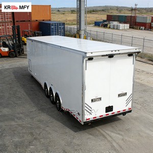 Twin-steer Food Transport Enclosed <b>Cargo</b> <b>Trailer</b> for Even Fruit Weight Distribution Haulage - Product Image 4