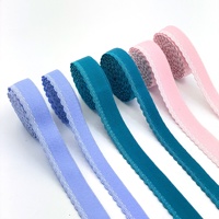 Bande élastique en nylon peluche pour soutien-gorge, vente en gros d'usine