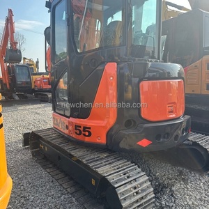 Miniexcavadora Original de 5.5 Toneladas Hitachi ZX55U de Segunda Mano con Pocas Horas de Trabajo, Motor, Caja de Cambios, PLC, Bomba de Engranajes, Rodamientos, 1 Año de Garantía - Product Image 4