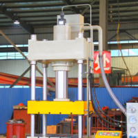 Prensa Hidráulica de Cuatro Columnas de 160 Toneladas, Marca RHY, Bomba de Motor, Rodamiento, Tamaño de Mesa Personalizado, para Conformado y Estampado de Metales