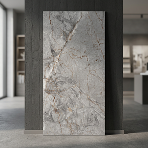 Orisis Grey Terrazzo Carving Porcelain Tiles 600x1200mm Retro Surface for Indoor Outdoor <b>Flooring</b> - Product Image 4