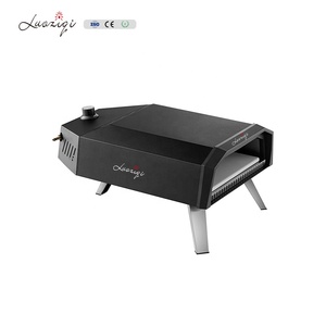 Four à pizza barbecue commercial avec <span class=keywords><strong>gaz</strong></span> authentique brique <span class=keywords><strong>pierre</strong></span> <span class=keywords><strong>de</strong></span> <span class=keywords><strong>lave</strong></span> haute capacité <span class=keywords><strong>de</strong></span> cuisson au <span class=keywords><strong>gaz</strong></span> 3 brûleurs four à pizza rotatif - Product Image 3