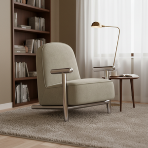 <span class=keywords><strong>Silla</strong></span> Individual Nórdica, <span class=keywords><strong>Silla</strong></span> de Salón Pequeña para Balcón, Sofá de Hotel, Combinación de Mesa <span class=keywords><strong>Redonda</strong></span>, <span class=keywords><strong>Silla</strong></span> Ergonómica - Product Image 2