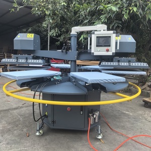 <span class=keywords><strong>Presse</strong></span> à chaud pneumatique entièrement automatique à six stations J20 avec double plaques chauffantes 220 V pour sublimation et impression <span class=keywords><strong>en</strong></span> série (60 pièces) - Product Image 2