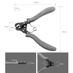 Home Gardening Accessories Manganese Steel Rolling <b>Plier</b> <b>Set</b> Durable Wire Winding Bending Repair Jewelry Making Tool Nose <b>Pliers</b> - Product Image 6